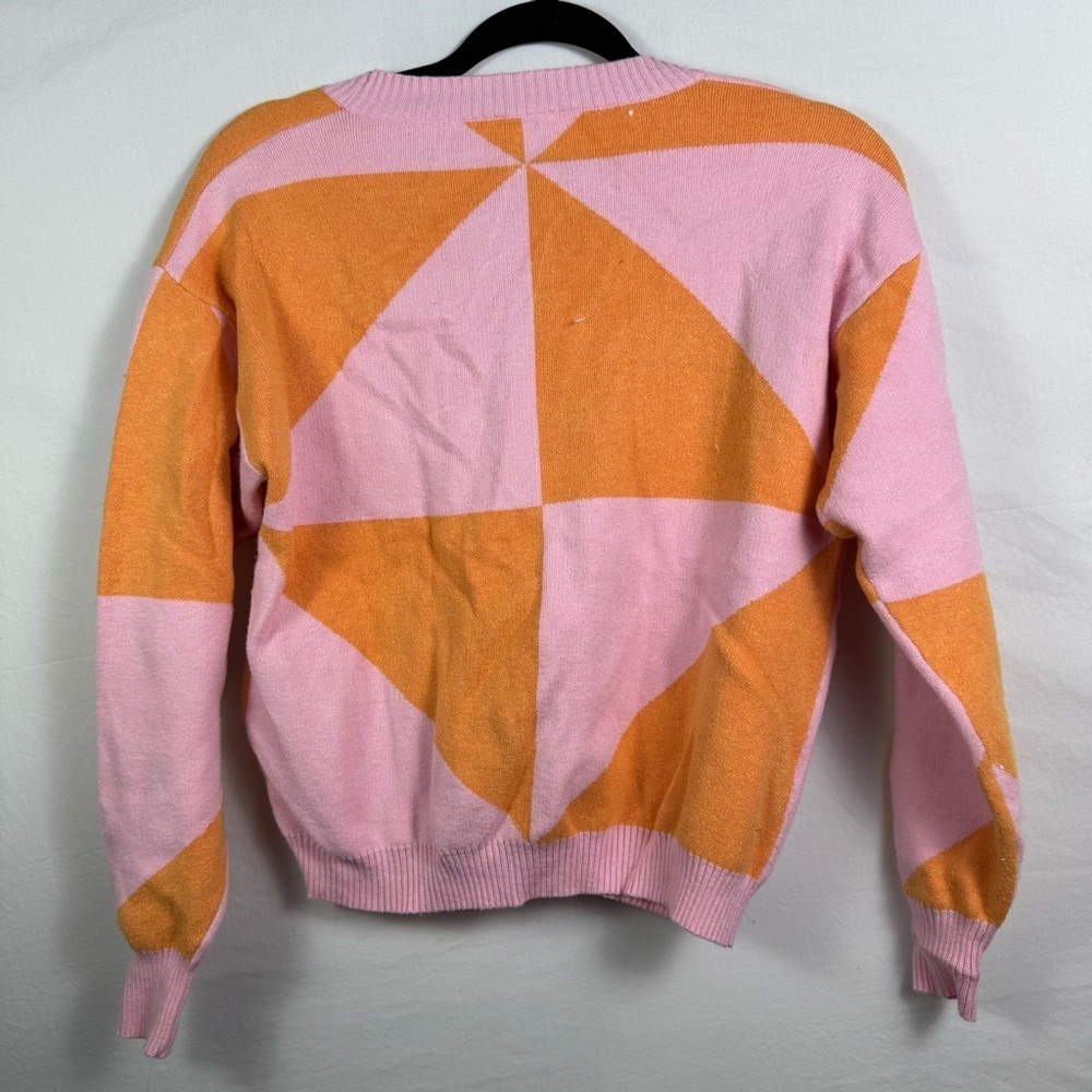 Princess Polly Pink and Orange Knit Sweater Size 4